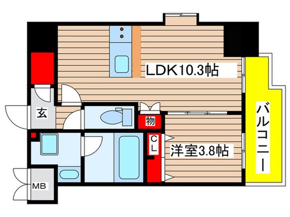 スプランディッド大須門前町の物件間取画像